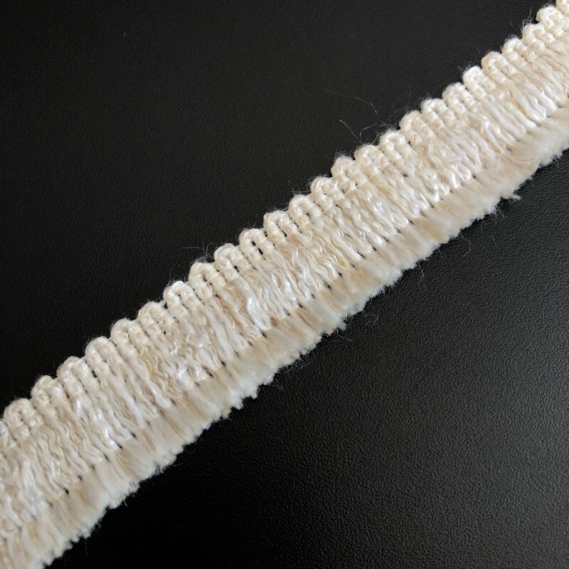 Franja Marabú - Natural - 2,6 cm 